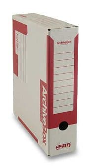 Archivačný box 330x260x75mm EMBA červený najpredávanejší