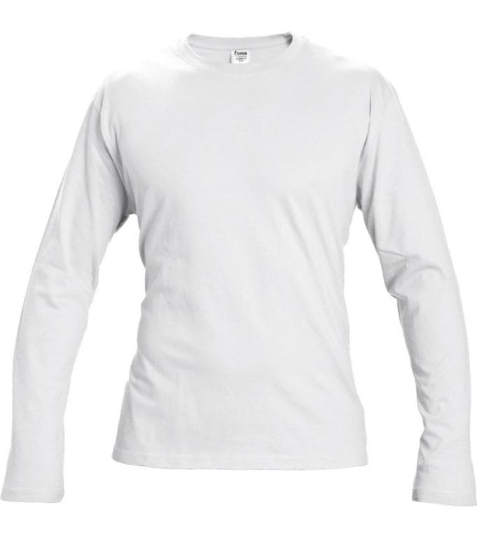 CAMBON tričko dlhý rukáv biela XXXL