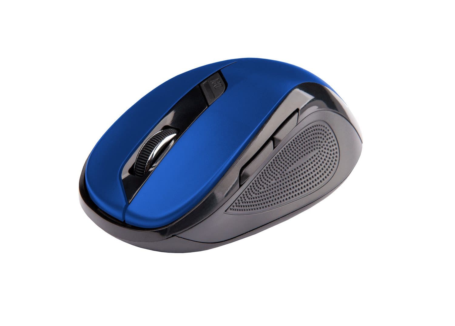 C-TECH myš WLM-02, čierno-modrá, bezdrôtová, 1600DPI, 6 tlačidiel, USB nano receiver
