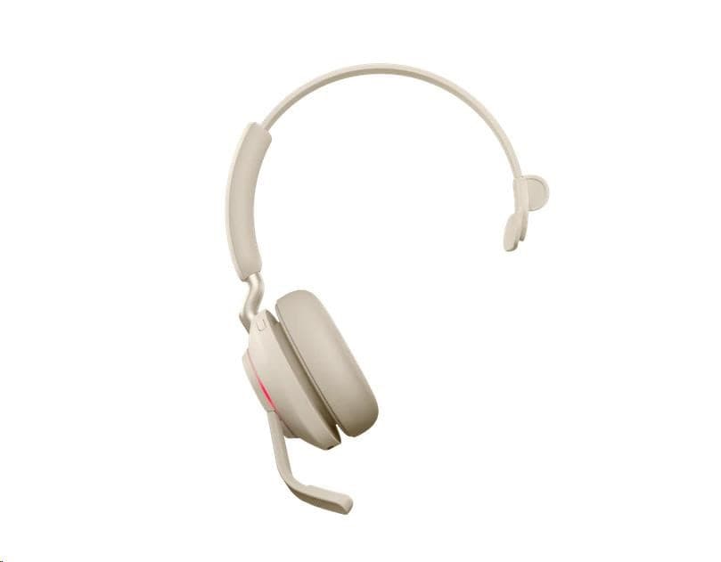 Jabra náhlavná súprava Evolve2 65, Link 380c MS, mono, béžová