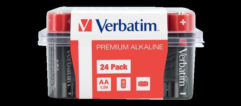VERBATIM Alkalická Batéria AA 24 Pack / LR6