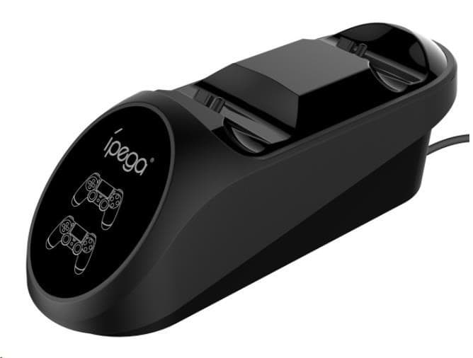 iPega PG-9180 Double Charger dokovacia stanica pre gamepady PS4, čierna