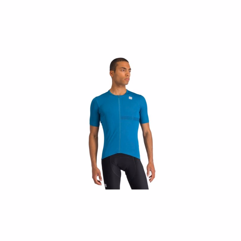 Pánsky cyklistický dres s krátkym rukávom SPORTFUL Matchy short sleeve jersey, berry blue