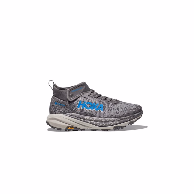 Pánska bežecká trailová obuv HOKA Speedgoat 6 Mid GTX satellite grey stardust