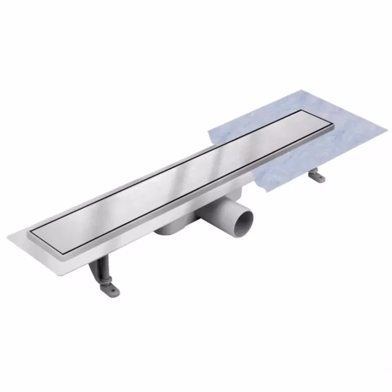 Odtokový žľab Reverzibilné Duplex Inox Dlaž / satén 500