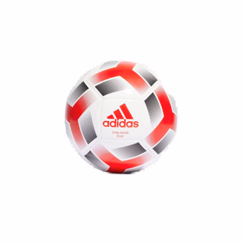 Futbalová lopta ADIDAS STARLANCER PLUS WHITE RED BLACK I