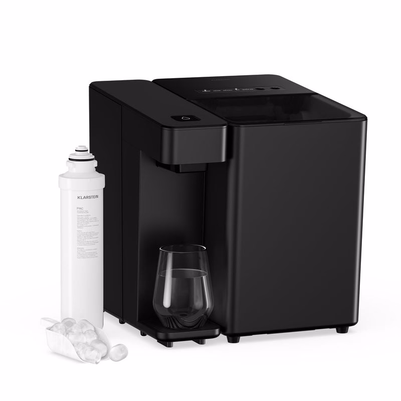 Klarstein Velaire dávkovač vody a ľadu | 3600 l | PAC filter | 160 W | Dotykový ovládací panel