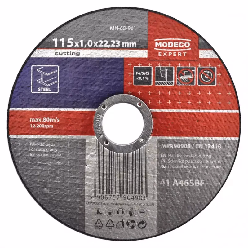 Rezací kotúč Modeco 115x1,0 mm MN-68-961