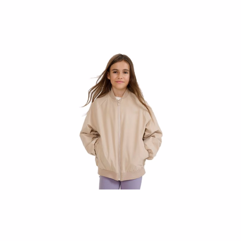 Dievčenská bunda 4F JUNIOR JACKET F184-82S-LIGHT BROWN