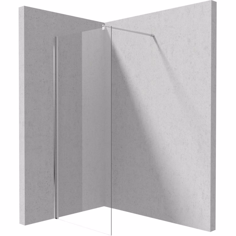DEANTE - Kerria plus chróm - Sprchová stena / walk - in, systém Kerria Plus, 90 cm KTS_039P
