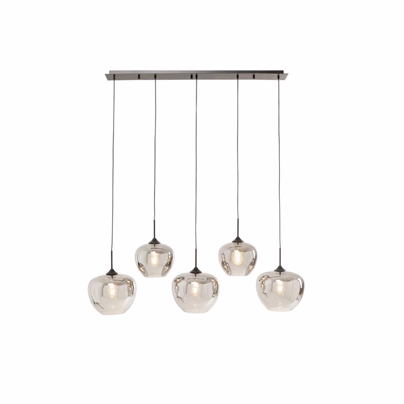 Závesná lampa Sphere Smoke Five 160 cm