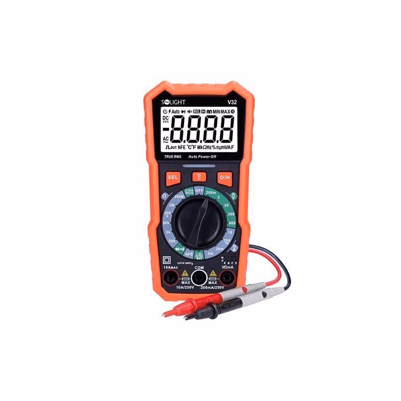 Solight profesionálny kliešťový multimeter, 10mA - 1000A