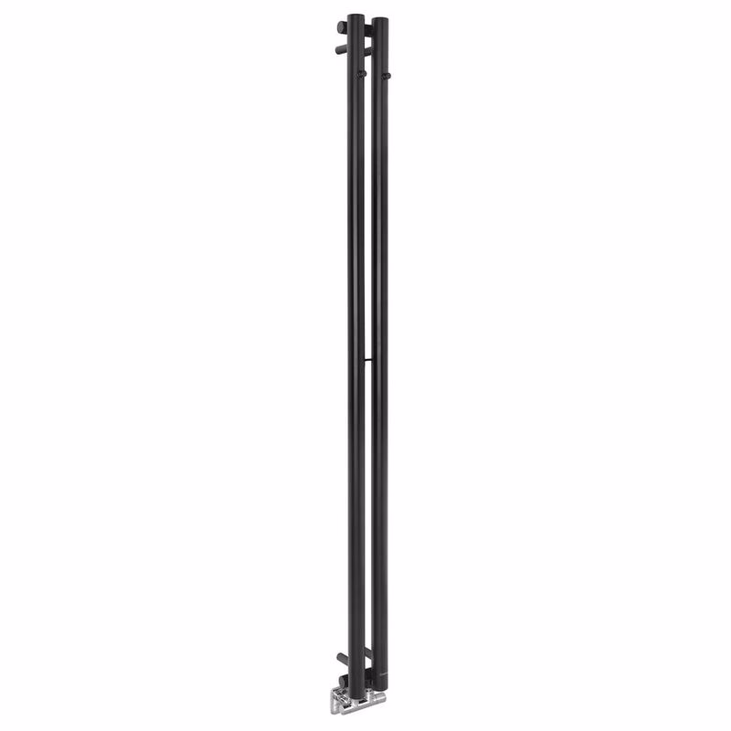 SAPHO - PILON vykurovacie teleso 122x1800, so 2 háčikmi, čierna mat IZ124T