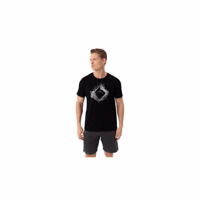Pánske tričko s krátkym rukávom VOLCANO T-NEX-BLACK