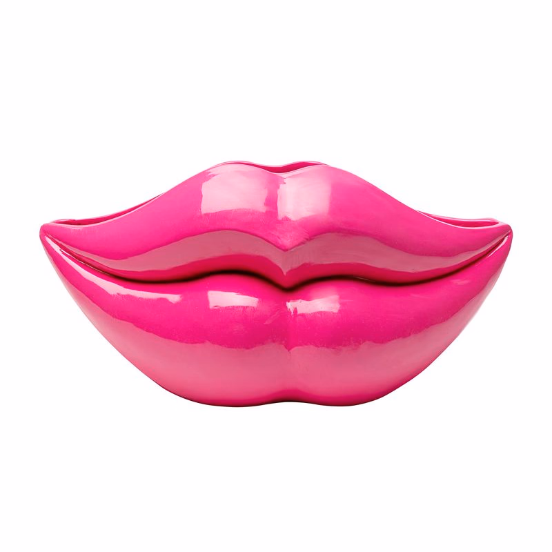 Lips váza ružová