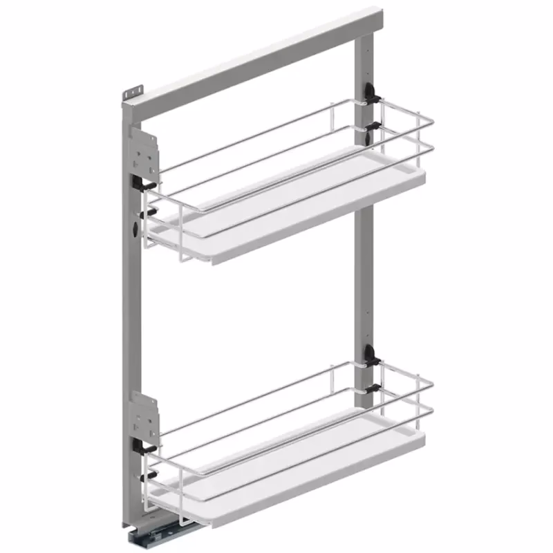 Cargo Mini Bočný kôš 15 ľavé l480 chróm/biela