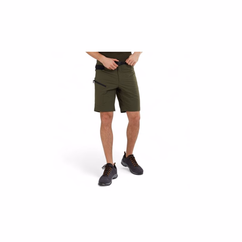 Pánske turistické kraťasy FUNDANGO Roger Trekking Short-590-oliv
