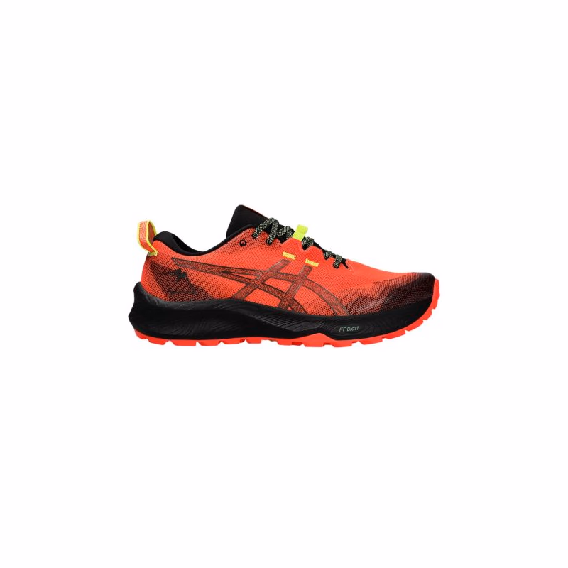 Pánska bežecká trailová obuv ASICS Gel Trabuco 12 sunrise red gunmetal