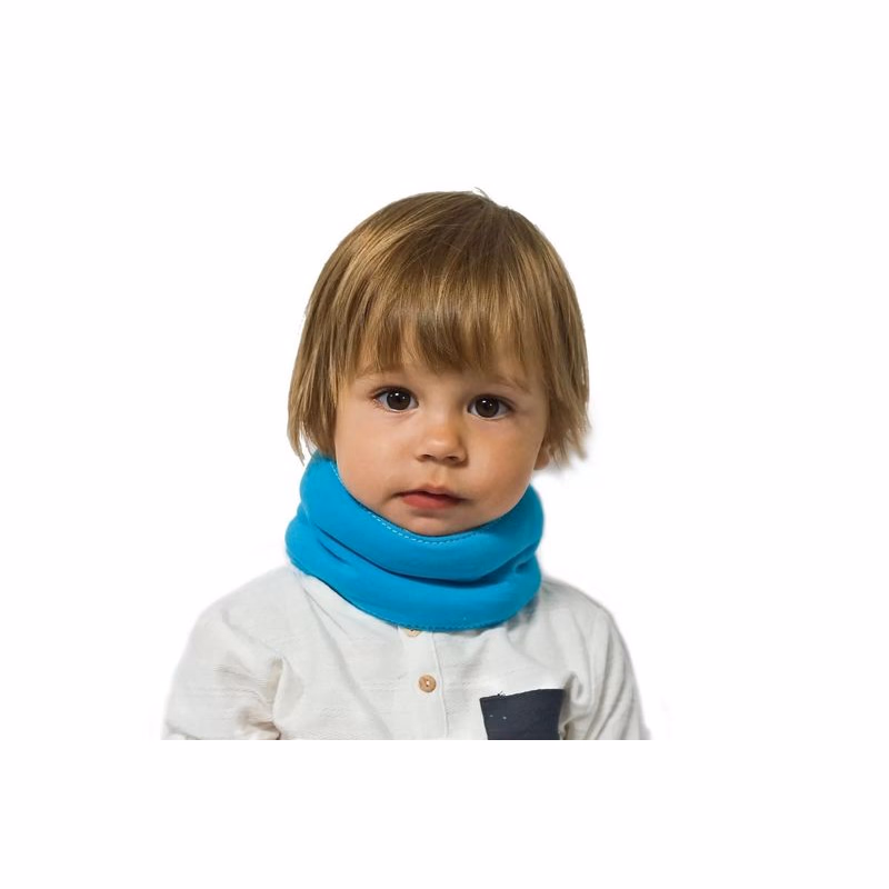 Detský nákrčník Priessnitz, modrý 45-55 cm
