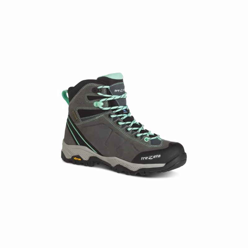 Dámska vysoká turistická obuv TREZETA Drift Ws Wp, Dark grey Green