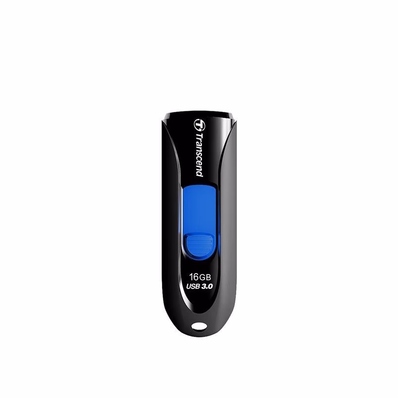 TRANSCEND USB Flash 16GB JetFlash®790, USB 3.1 (R:90/W:12 MB/s) čierna/modrá