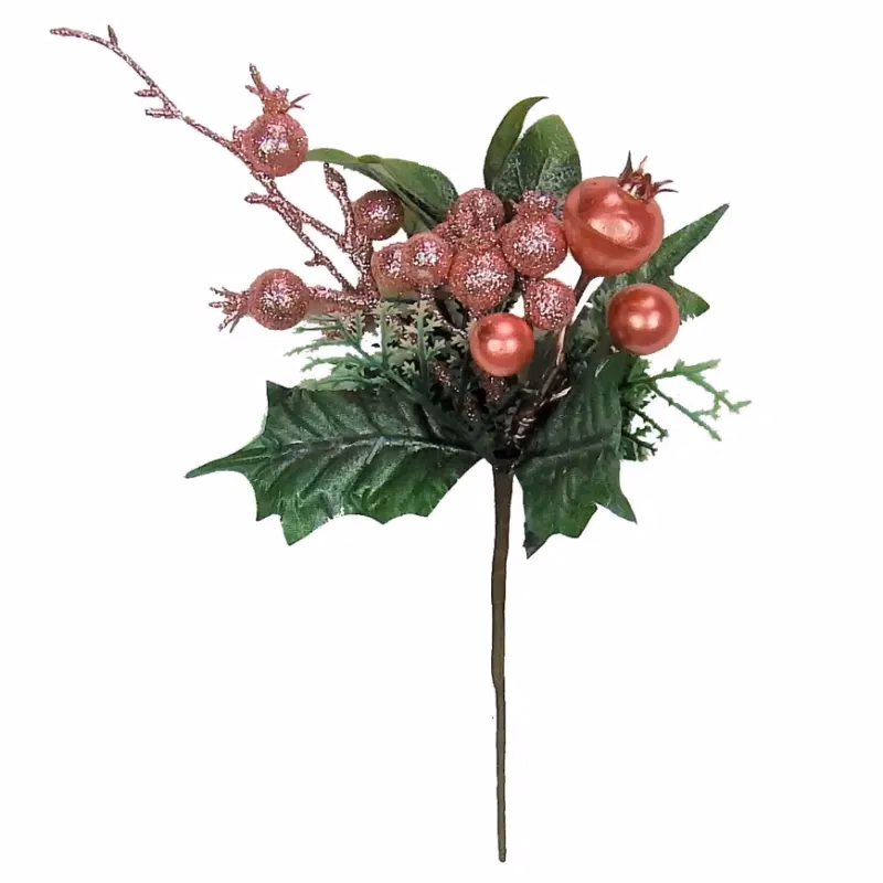 Vianočná dekoračná vetvička 22 cm 443096