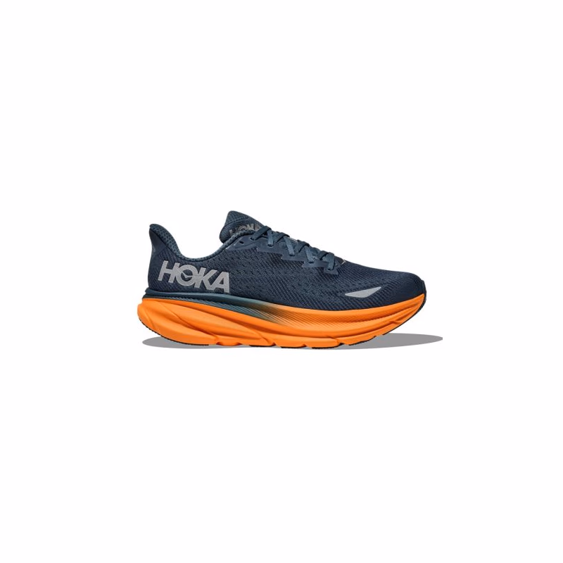 Pánska bežecká obuv HOKA Clifton 9 GTX M stormy skies orange zest