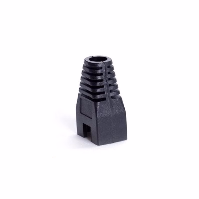 Ochrana pre konektor RJ45, non-snag-proof - čierna, 100ks