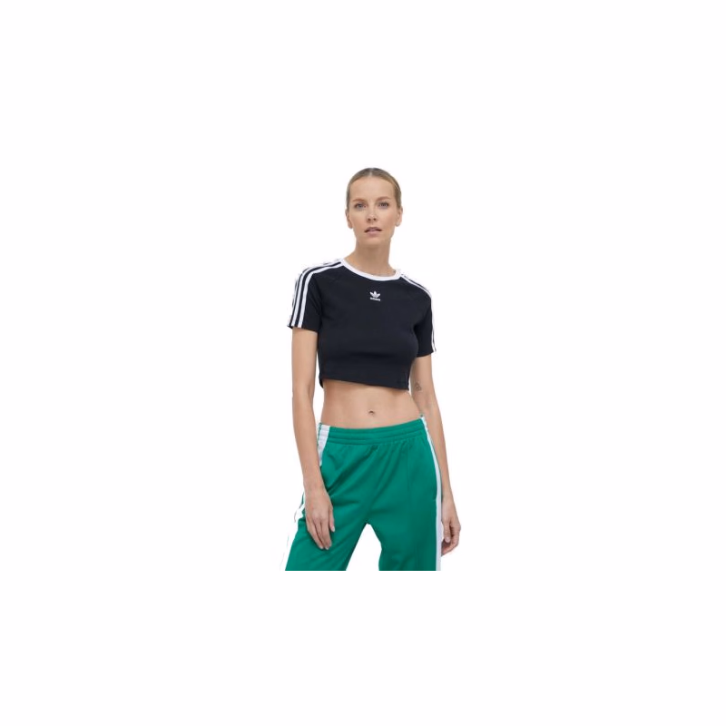 Dámske tričko s krátkym rukávom ADIDAS ORIGINALS 3 S BABY TEE-BLACK