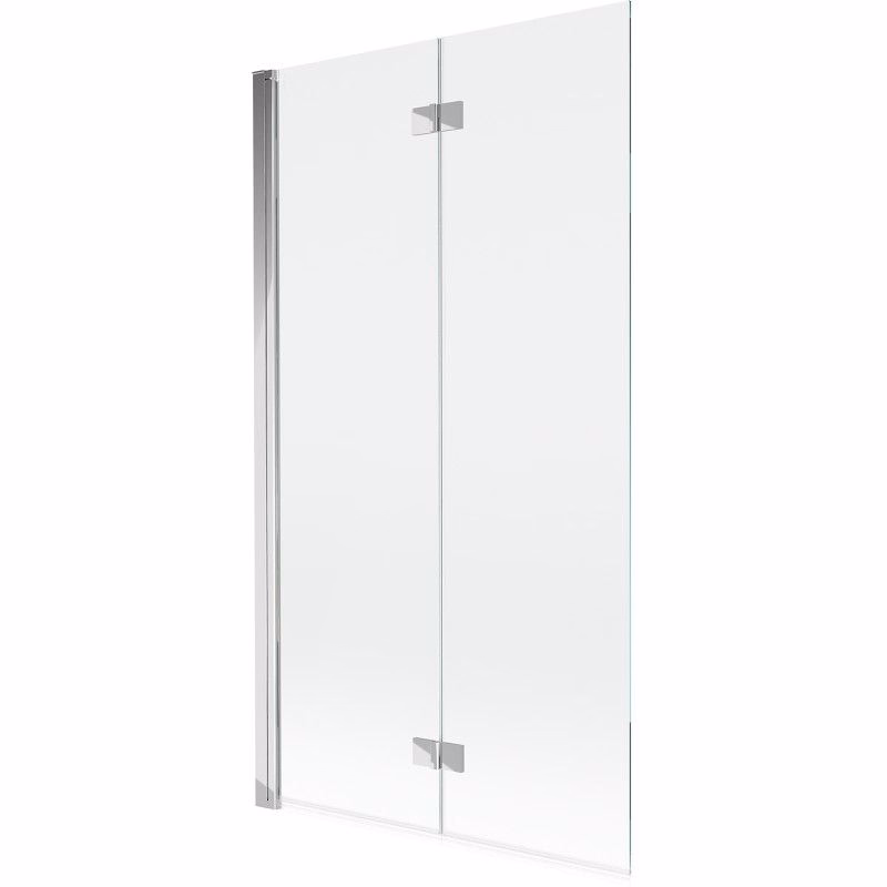 MEXEN - MIST vaňová zástena 100x150 cm 6mm 2-s, chróm, číra, ľavá 8A9-100-002-01-00-L