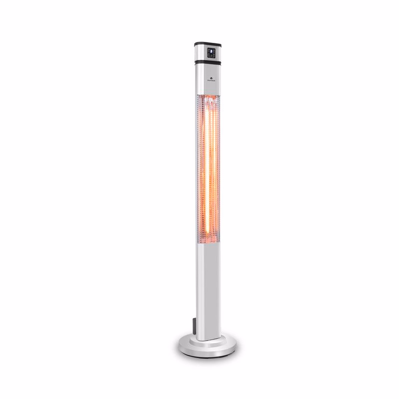 Blumfeldt Heat Guru Plus, infračervený ohrievač, 2000 W, 3 stupne ohrevu, diaľkový ovládač, strieborný