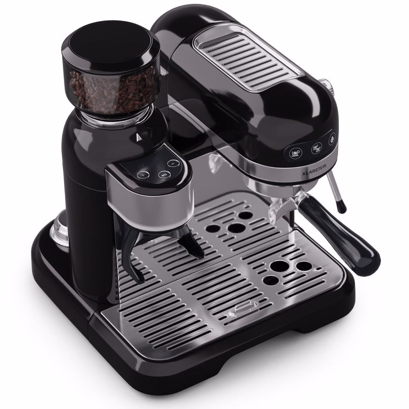 Klarstein Bella Café, espresso kávovar, vrátane mlynčeka, 1550 W, 20 bar, 1,4 litra