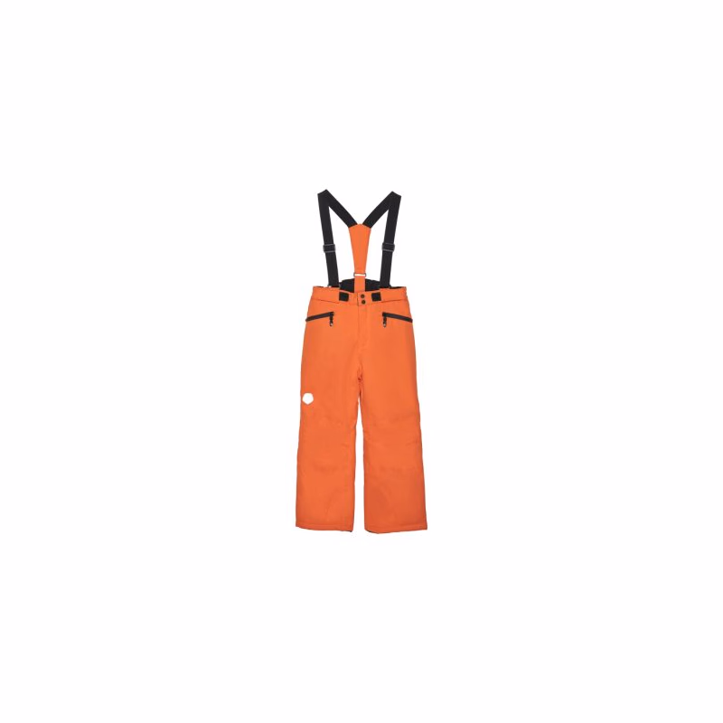 Detské lyžiarske nohavice COLOR KIDS Ski Pants - W. Pockets, orange