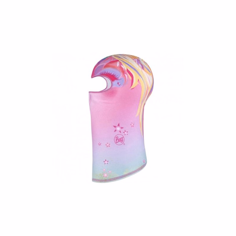 Detská kukla BUFF POLAR BALACLAVA UNICORN PINK