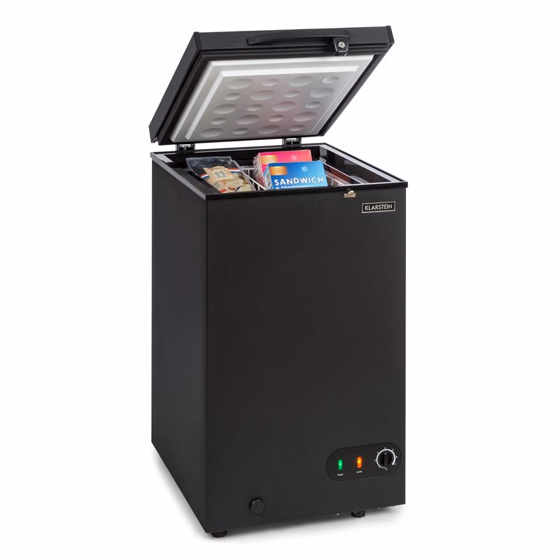 Klarstein Iceblokk 80, mraziaci box, voľne stojaci, 78 l, uzamykateľný, energet. trieda F, čierna