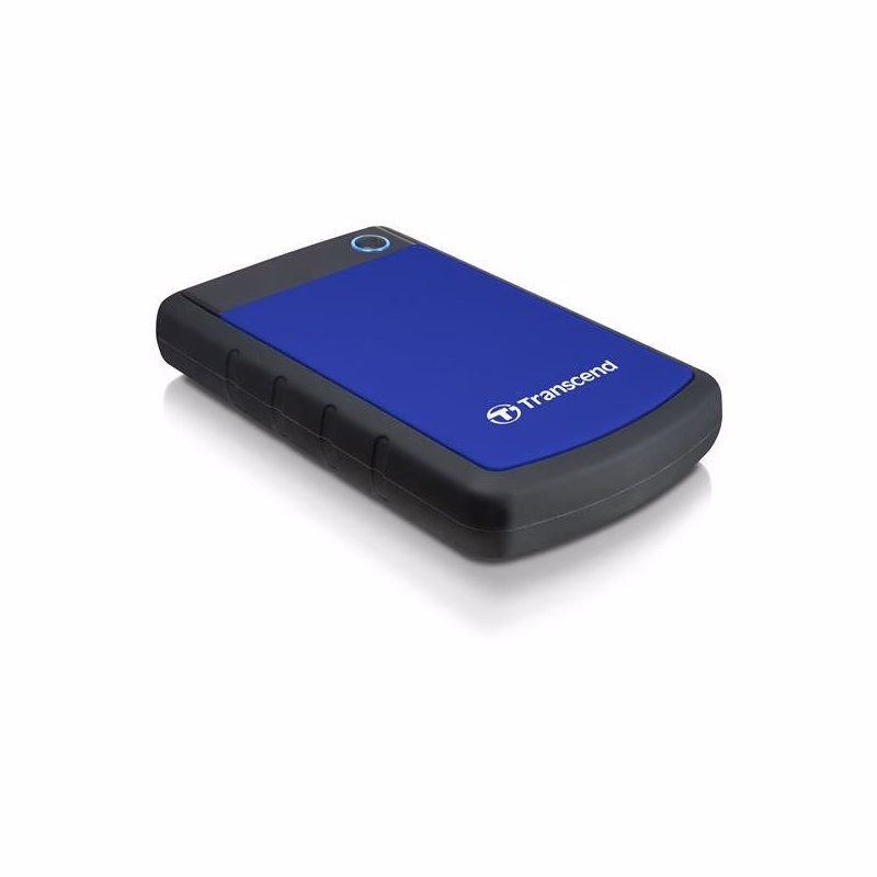 TRANSCEND externý HDD 2, 5" USB 3.0 StoreJet 25H3B, 4TB, Blue (nárazuvzdorný)