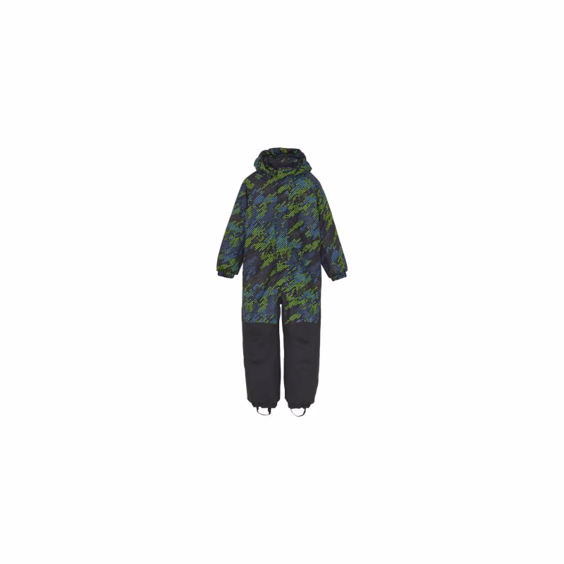 Detský zimný overal COLOR KIDS Coverall - Minecraft AOP W. Contrast