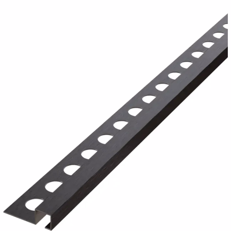 Rohový profil QS 10,5 mm x 270 cm čierny mat