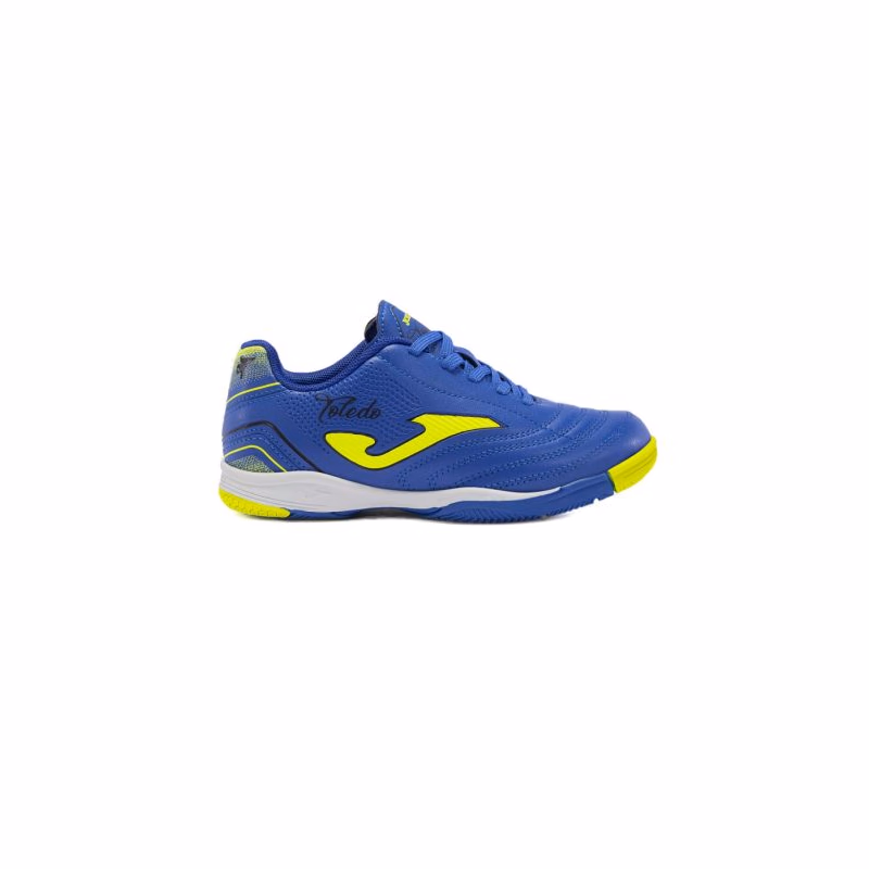 Chlapčenské futbalové kopačky halové JOMA Toledo Jr IC royal blue yellow