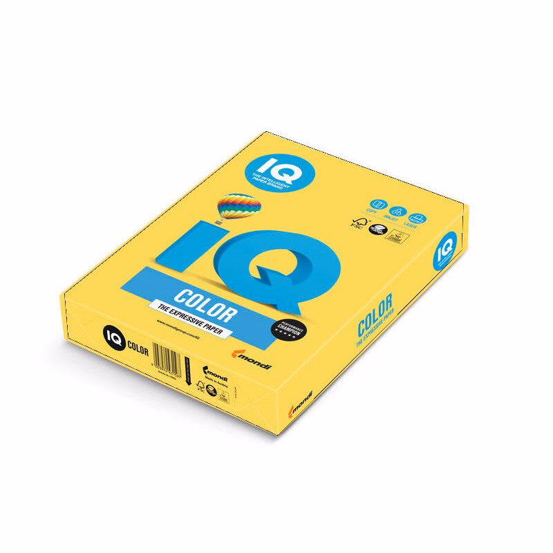 Papier xerografický IQ A4/160g 250 listov kanárikovo žltý CY39