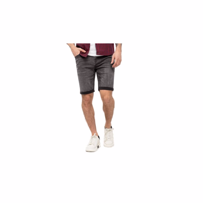 Pánske riflové kraťasy VOLCANO D-MEAR-702-GRAPHITE