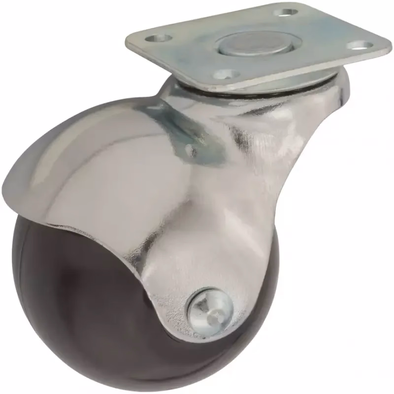 Nábytkové koliesko guľové 50 mm / 45 kg, doska otočná