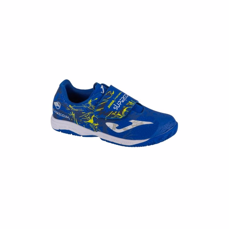 Chlapčenské futbalové kopačky halové JOMA Super Copa 2403 K IC royal blue