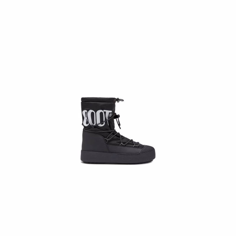 Pánske vysoké zimné topánky MOON BOOT MB MTRACK POLAR NYLON, N001 BLACK