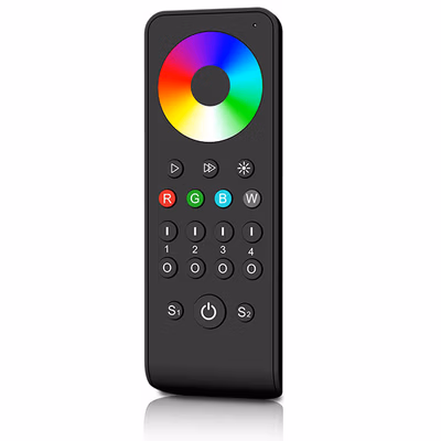 Diaľkový ovládač RS4 RGB/RGBW RF 4-zónový