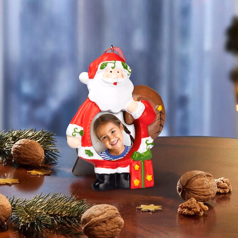 Závesná dekorácia na fotoportrét Santa