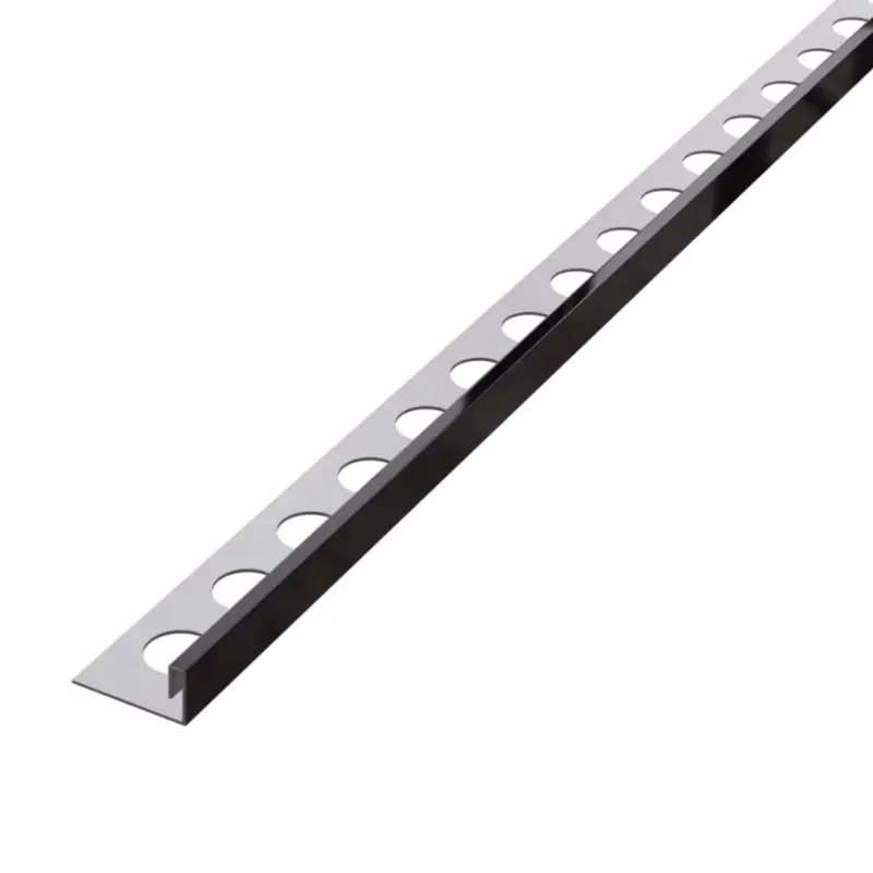 Rohový profil JS 10,5 mm x 270 cm čierny lesk