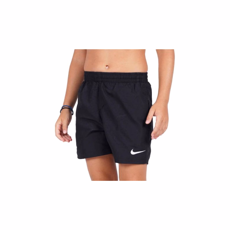 Chlapčenské plavky NIKE SWIM 4 inch VOLLEY SHORT BLACK-BLACK