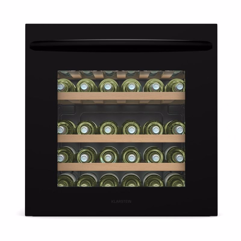 Klarstein Vinoline 30 Built-In Uno chladnička na víno, 30 fliaš, integrovateľná, LED, tichá