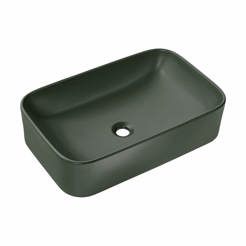 ArtCom Keramické umývadlo KAMA MFG-60 | zelený mat 60 cm